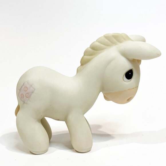 Precious Moments Nativity Donkey Figurines 1980, 1981 E-5621 Set of 2 - Picture 10 of 11